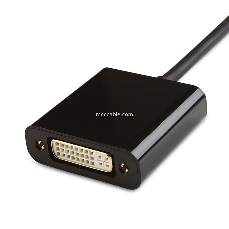 OEM / ODM Lvds Kablo Montajı Mini Displayport To Dvi 3 In 1 Adaptör Bağlayıcısı