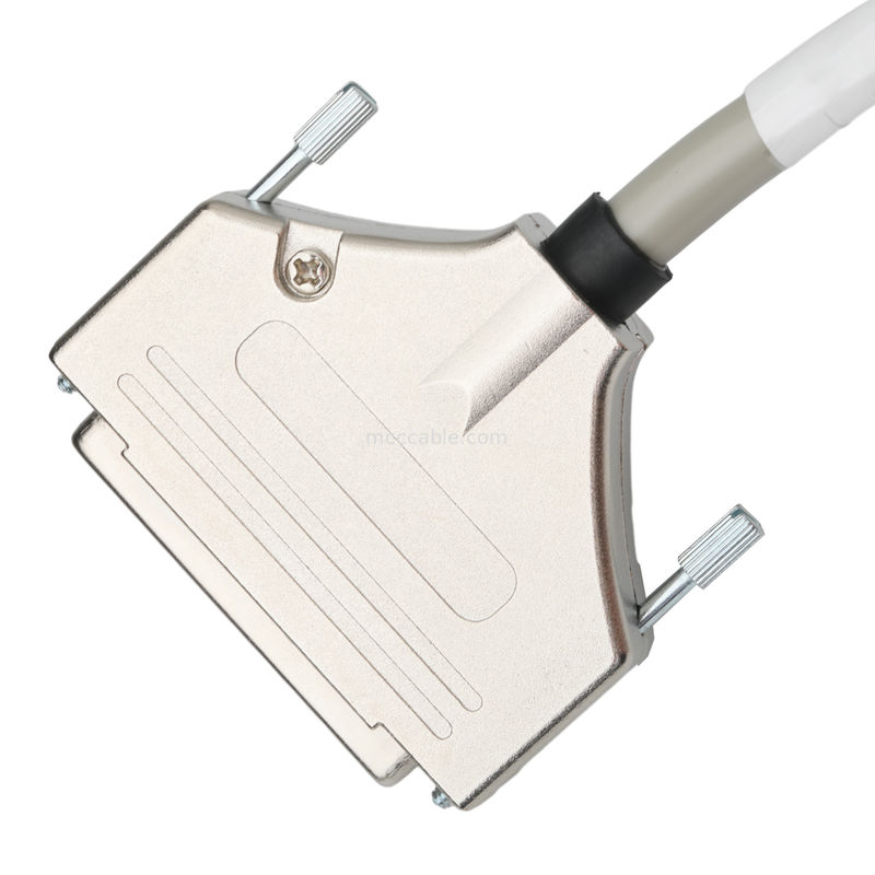 Hd D Sub Db50 Çinko Alaşımı Nikel Kaplama D-Sub Mdr Plug Od 90mm