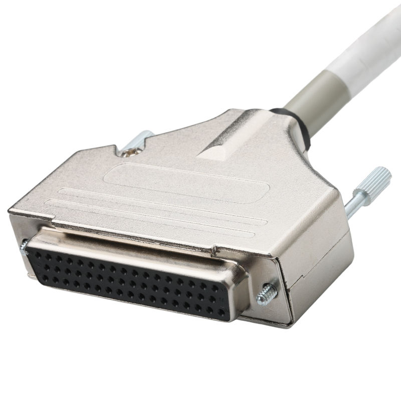 Hd D Sub Db50 Çinko Alaşımı Nikel Kaplama D-Sub Mdr Plug Od 90mm