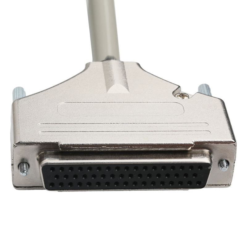 Hd D Sub Db50 Çinko Alaşımı Nikel Kaplama D-Sub Mdr Plug Od 90mm