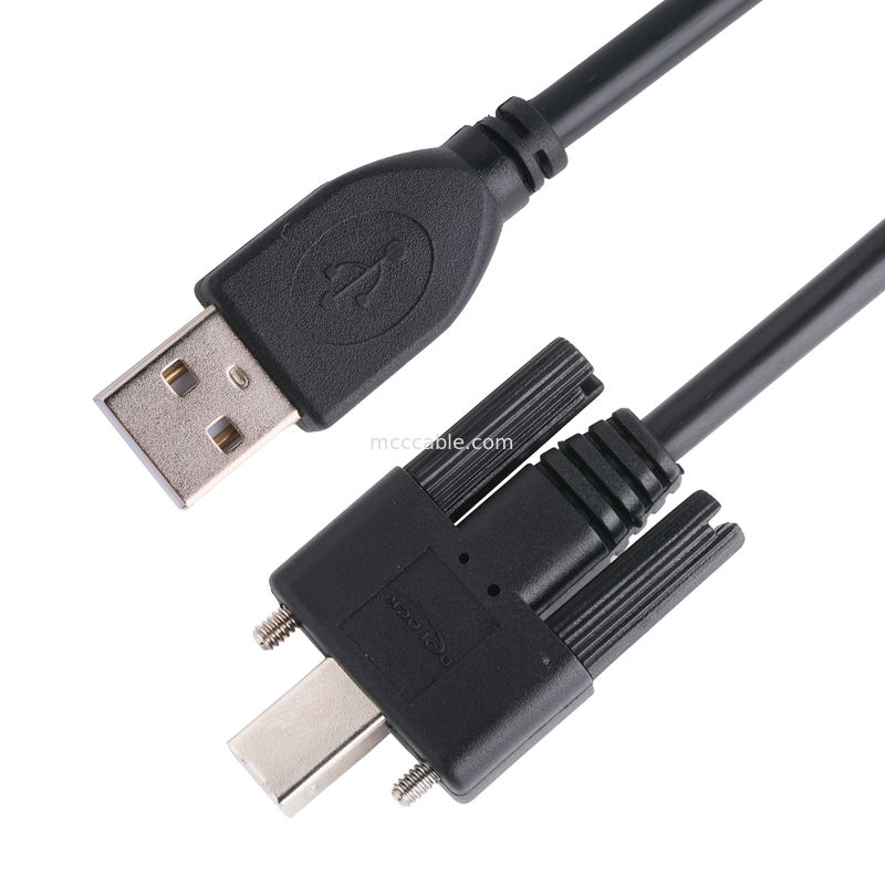 UL Yazıcı Bağlantı Kablosu Usb 2.0 Tip A'dan Tip B'ye Kilitleme
