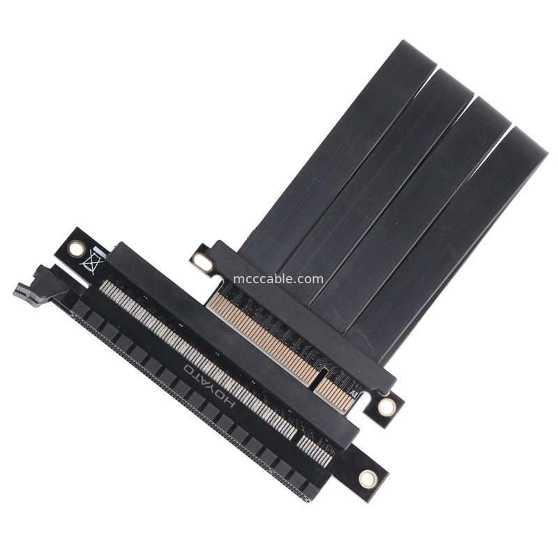 PCB Çok ince Koaksiyel Kablo PCIE Grafik Kartı Uzantı Kablosu Madencilik Makineleri için