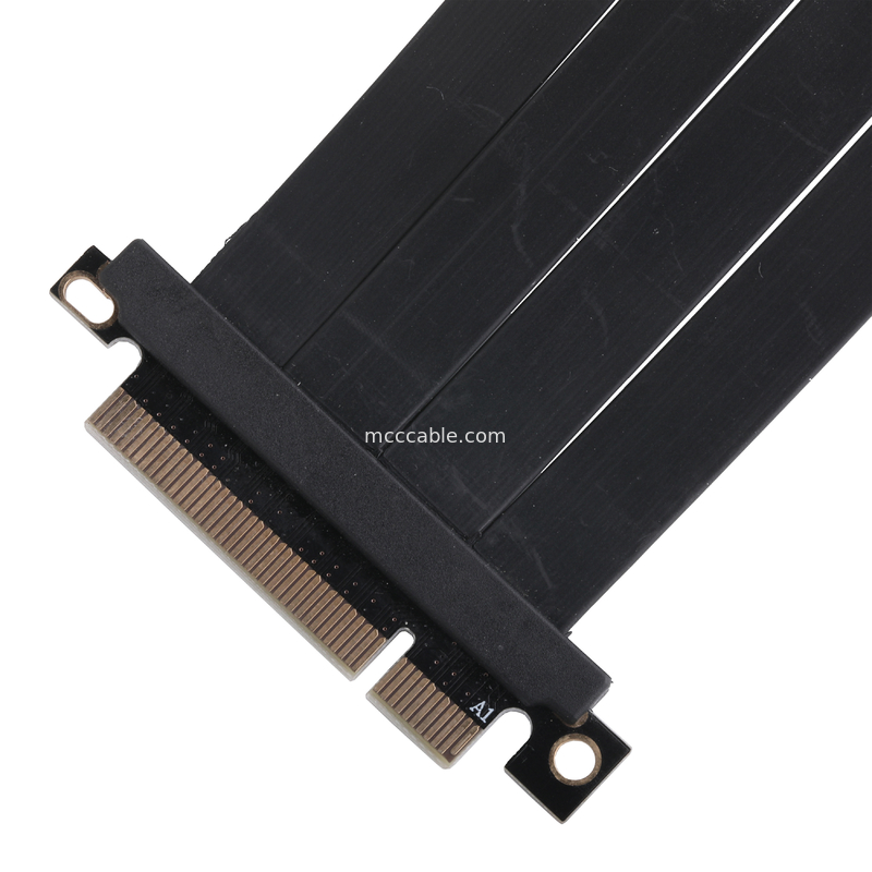 PCB Çok ince Koaksiyel Kablo PCIE Grafik Kartı Uzantı Kablosu Madencilik Makineleri için