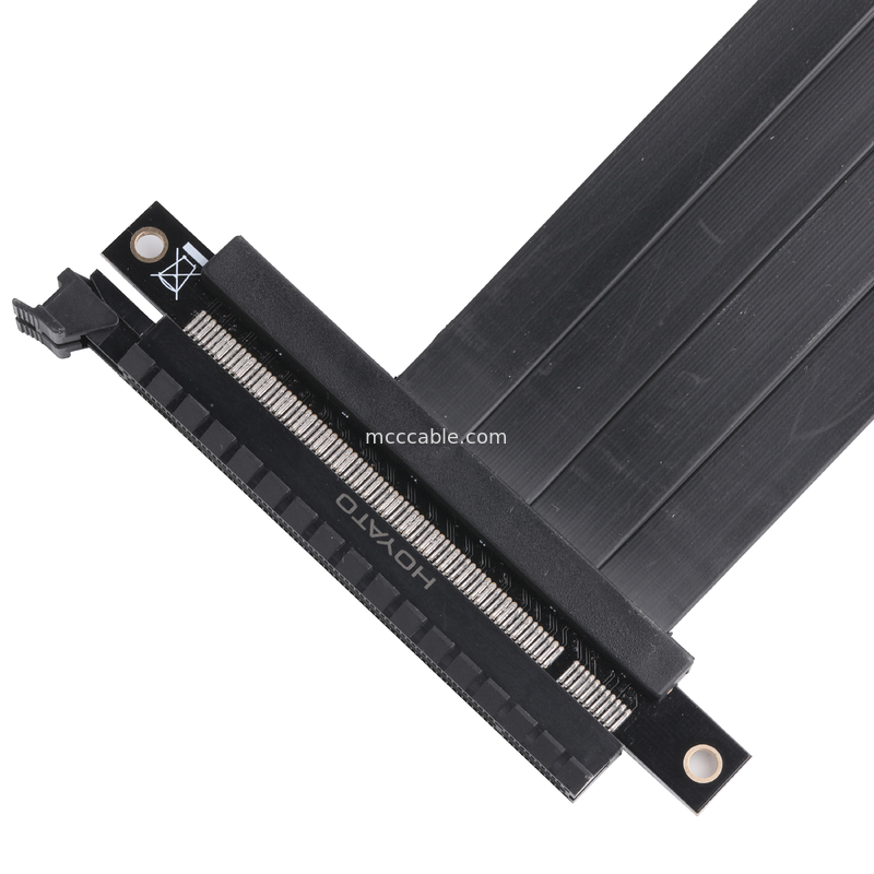 PCB Çok ince Koaksiyel Kablo PCIE Grafik Kartı Uzantı Kablosu Madencilik Makineleri için