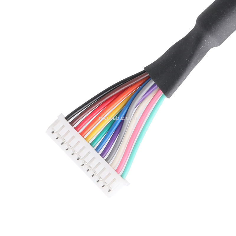 MX1.25-12P Lvds Kablo Montajı HSGWP/N 1025-H-12P-N-HF UL20276 28AWG*12C OD 5.5mm