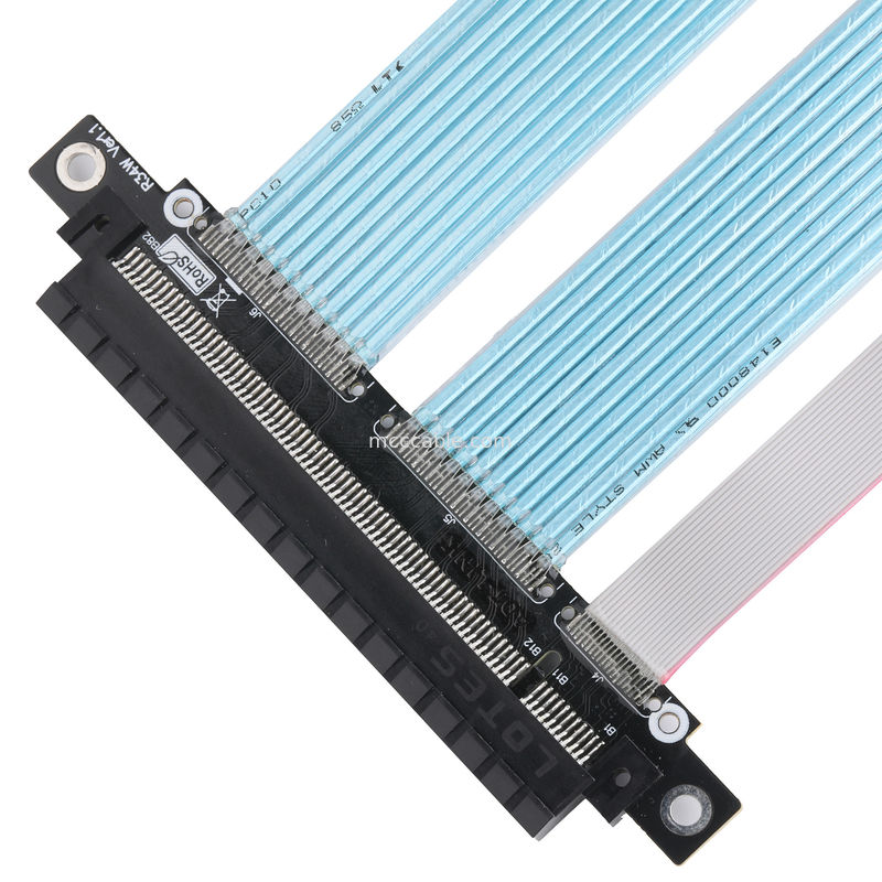 PCB Çok ince Koaksiyel Kablo PCIE Grafik Bilgisayar Grafik Kartı Uzantı Adaptörü Kablo