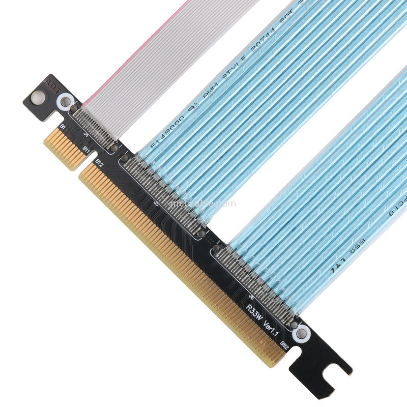 PCB Çok ince Koaksiyel Kablo PCIE Grafik Bilgisayar Grafik Kartı Uzantı Adaptörü Kablo