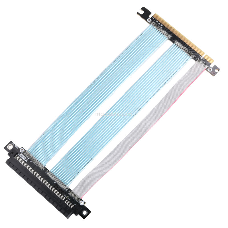 PCB Çok ince Koaksiyel Kablo PCIE Grafik Bilgisayar Grafik Kartı Uzantı Adaptörü Kablo