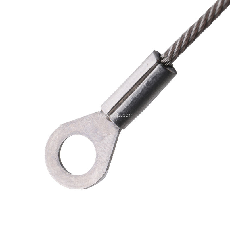 Esnek paslanmaz çelik ip kabloları, delikli güvenlik tel ipi, iletken ve diğer uygulamalar