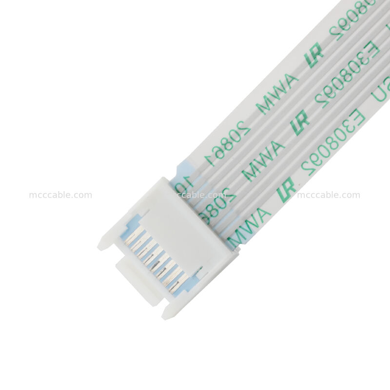 ROHS FFP/FPC 6Pin Beyaz IS100-L08T-C46-C'ye HS100-L08N-N62 Siyah Pitch 1.0mm OEM/ODM