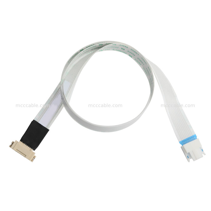 ROHS FFP/FPC 6Pin Beyaz IS100-L08T-C46-C'ye HS100-L08N-N62 Siyah Pitch 1.0mm OEM/ODM