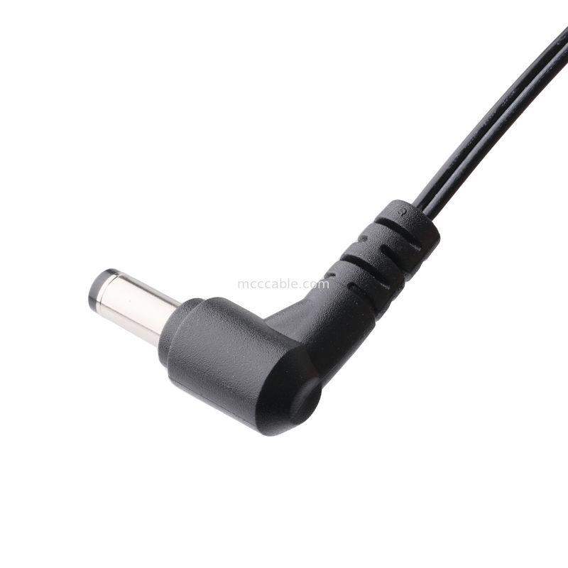 DC Plug 2.1*5.5mm Lehimleme Tipi PVC Görünüm kalıplama 90 açıdan Beyaz Kaplama 2P MOLEX F
