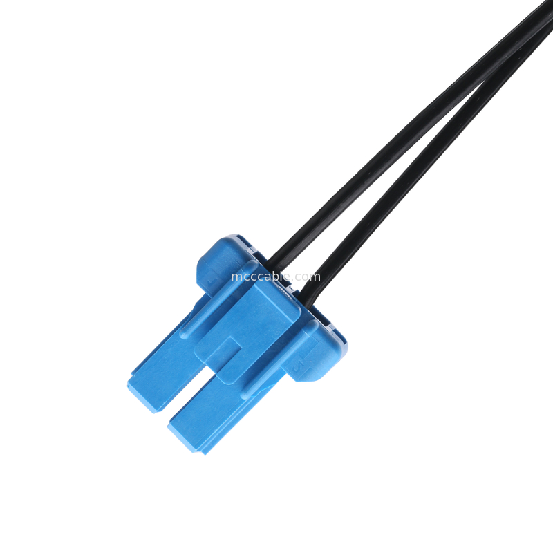 DC Plug 2.1 * 5.5mm Lehim Tipi PVC Görünüm Kalıplama TE Mavi Kontu 2P Kadın Kablo Bağlayıcısı