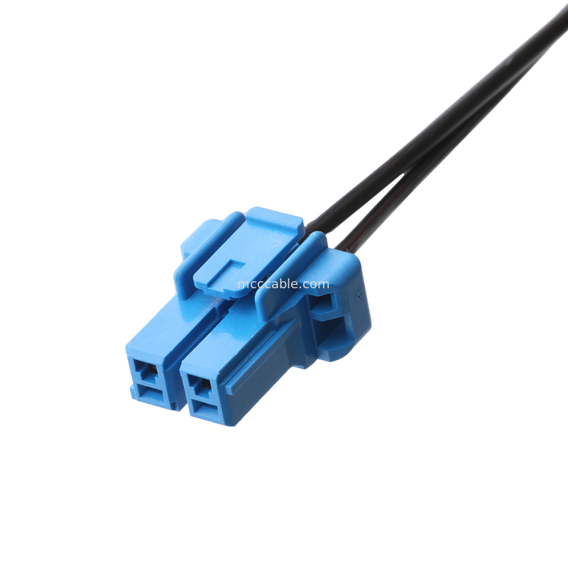 DC Plug 2.1 * 5.5mm Lehim Tipi PVC Görünüm Kalıplama TE Mavi Kontu 2P Kadın Kablo Bağlayıcısı