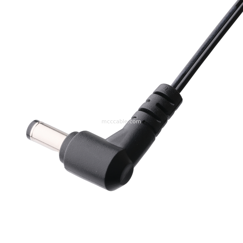 DC Plug 2.1*5.5mm Lehimleme Tipi PVC Görünüm kalıplaması 90 açıdan MOLEX 39012020 PITCH 4.2mm 1*2P Ev