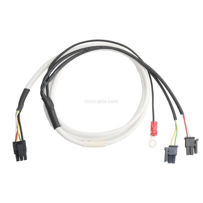 LVDS KABLE HSG 43025-0600 Picth 3.0mm MX to HSG 43025-0200 ve RV1.25-4 konektör OEM/ODM Kablo uzunluğu Özel