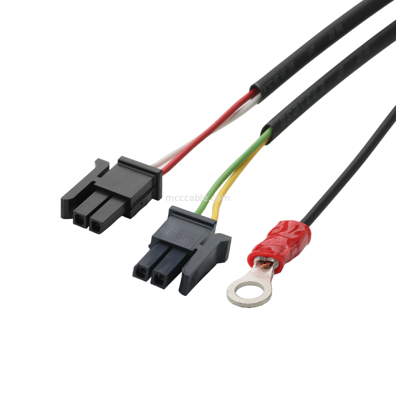 LVDS KABLE HSG 43025-0600 Picth 3.0mm MX to HSG 43025-0200 ve RV1.25-4 konektör OEM/ODM Kablo uzunluğu Özel