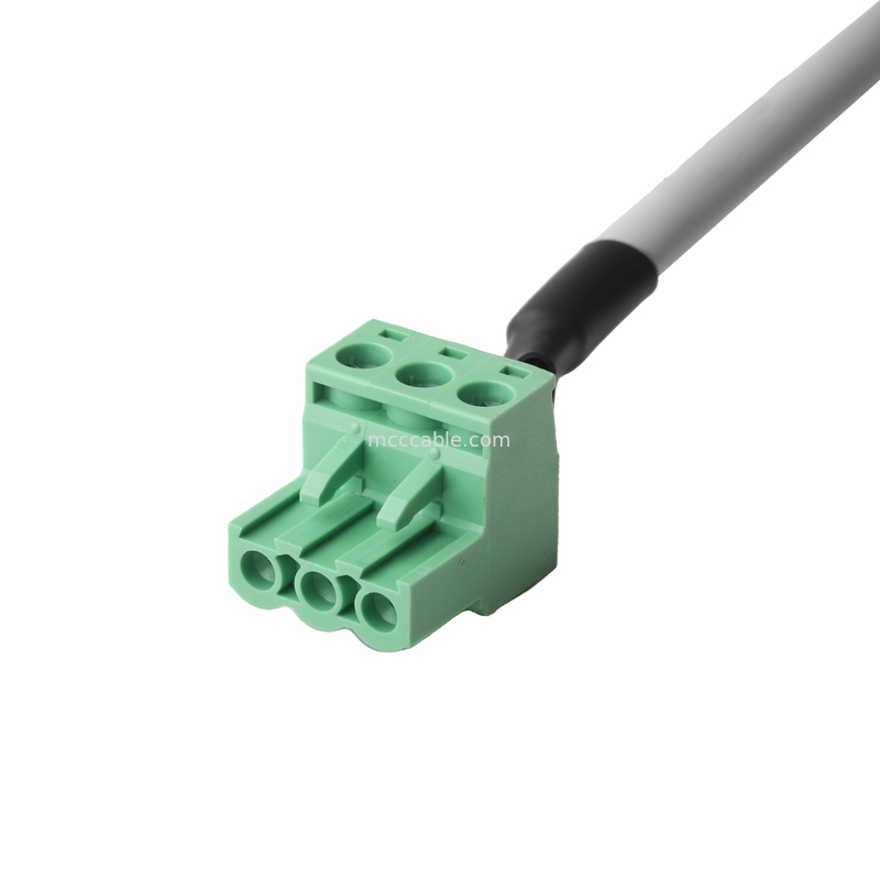 LVDS CABLE adaptörü DB-15P HSG'ye kadın 43025-0800 8P ve 691352710003 3P Yeşil erkek terminal Bağlantı kablosu OEM / ODM