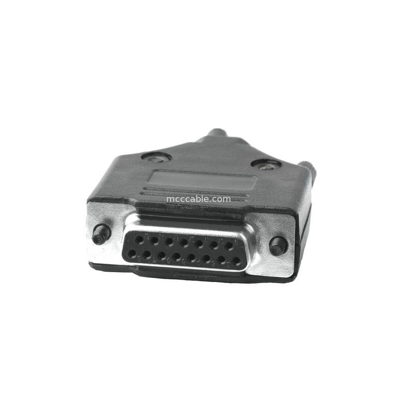 LVDS CABLE adaptörü DB-15P HSG'ye kadın 43025-0800 8P ve 691352710003 3P Yeşil erkek terminal Bağlantı kablosu OEM / ODM