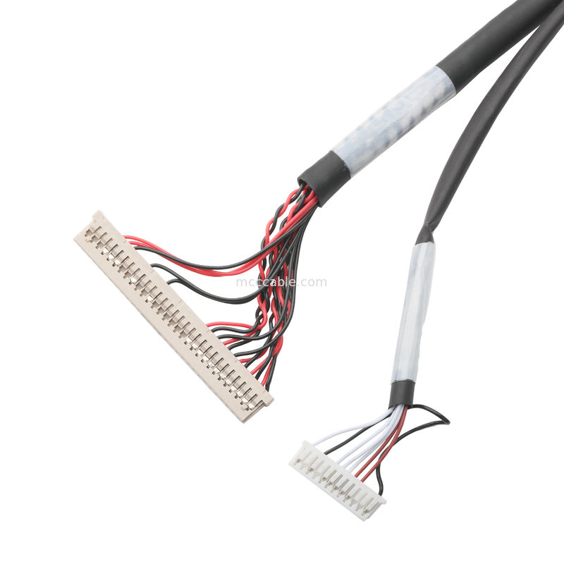 Otomobil Uygulamaları JAE FI-X30HL 30P'den DF14-30P'ye ve MOLEX 51021-1200 12Pin Kombine kablo konektörleri OEM/ODM