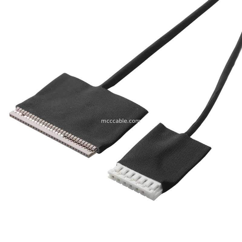 Mikro Koaksiyel 20453-230T DF14-30P ve JST EH-7P 30P Kablo Montajı 0.5mm Pitch OEM / ODM