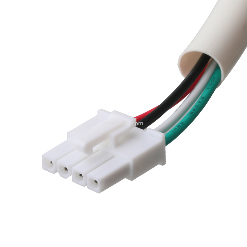 Molex HSG 4P To RCPT HSG 4P Pitch 4.2mm UL1007 18AWG 300V 80C OEM/ODM Uzunluğu Özel