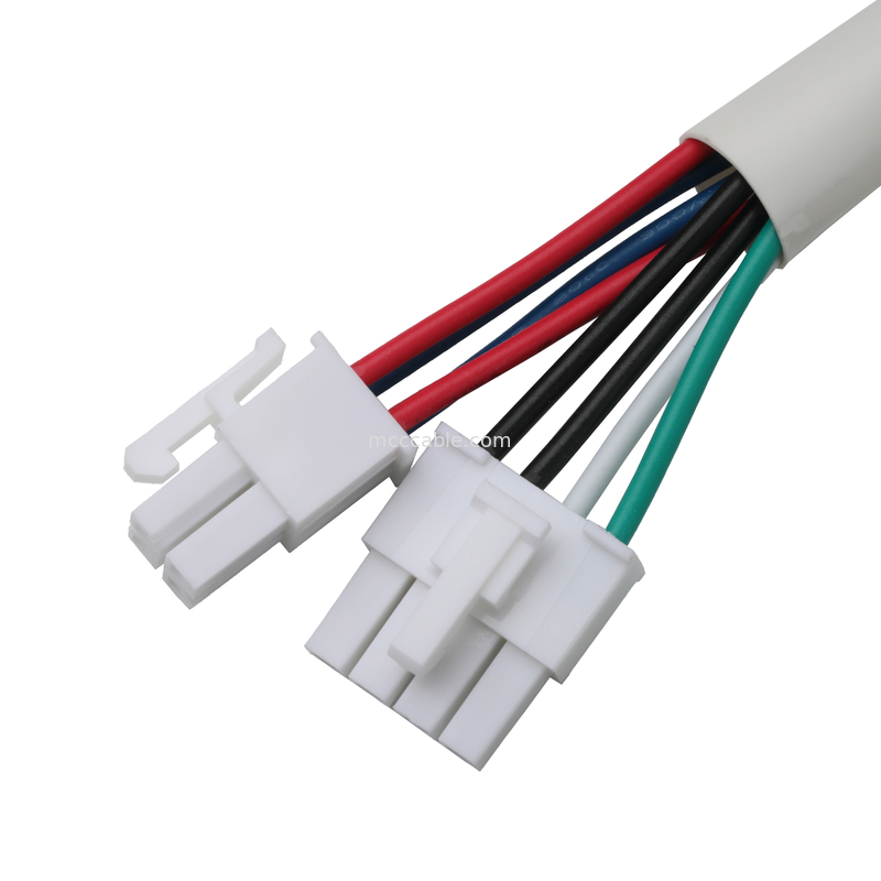 Molex HSG 4P To RCPT HSG 4P Pitch 4.2mm UL1007 18AWG 300V 80C OEM/ODM Uzunluğu Özel