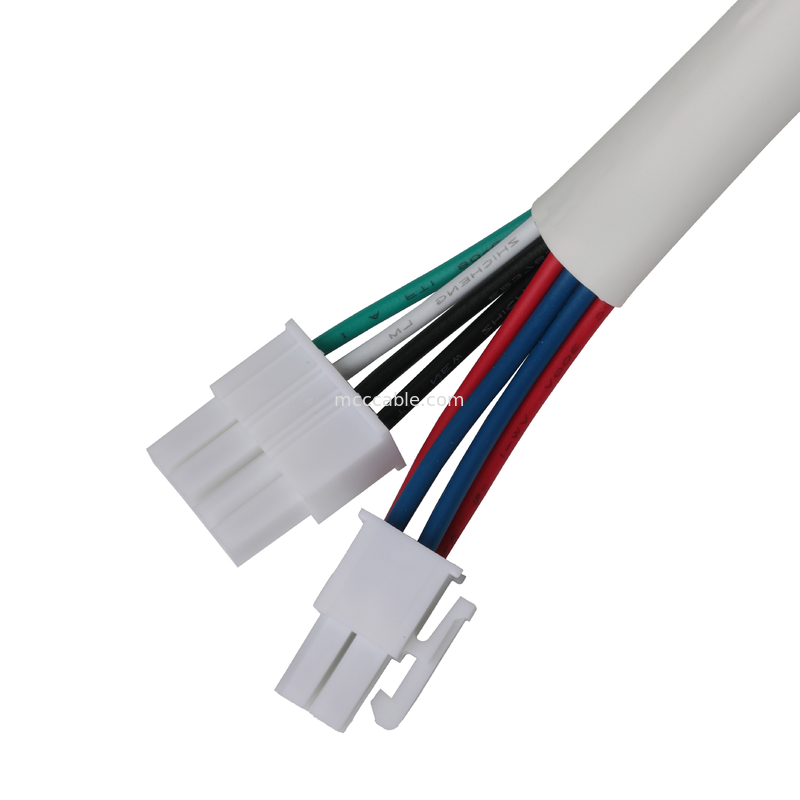 Molex HSG 4P To RCPT HSG 4P Pitch 4.2mm UL1007 18AWG 300V 80C OEM/ODM Uzunluğu Özel