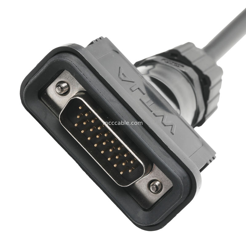 ROHS LVDS Kablo Montajı HDB-26BMMA-SL7001 Erkeğe HDB-26BFFA-SL7001 Kadın Uzunluğu Özelliklendir OEM/ODM