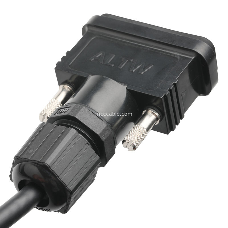 ROHS LVDS Kablo Montajı HDB-26BMMA-SL7001 Erkeğe HDB-26BFFA-SL7001 Kadın Uzunluğu Özelliklendir OEM/ODM