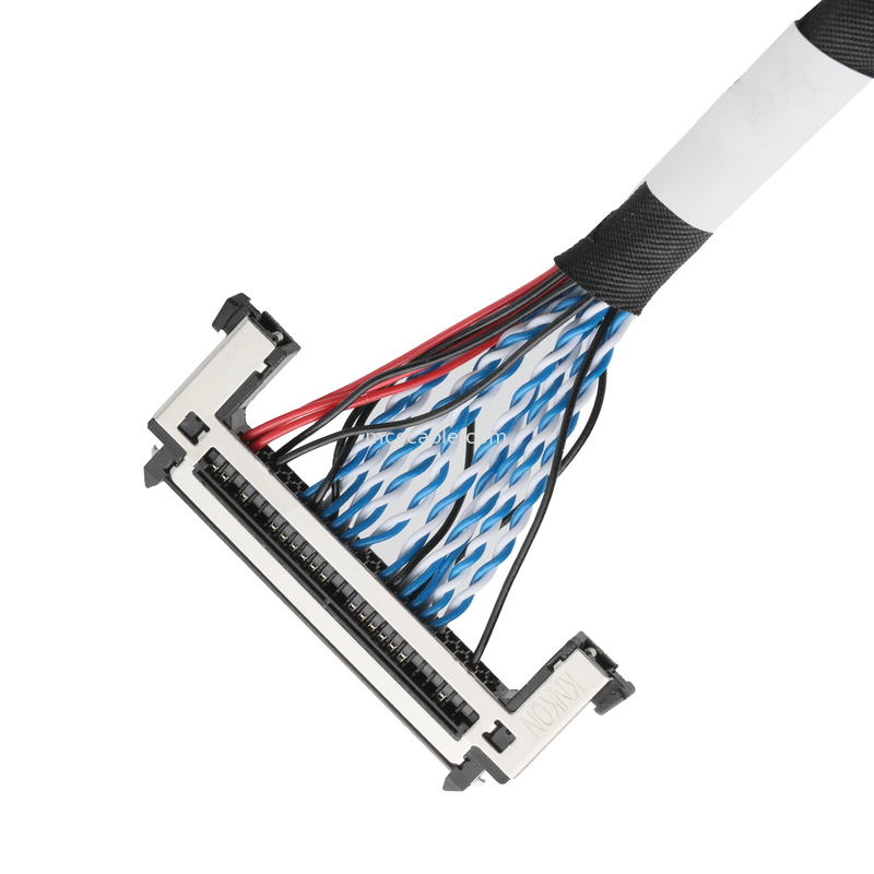 LVDS Kablo Montajı JAE FI-RE51HL 51Pin To DP2.0 30Pin Or EGN UL 1571 28AWG Kablo OEM/ODM