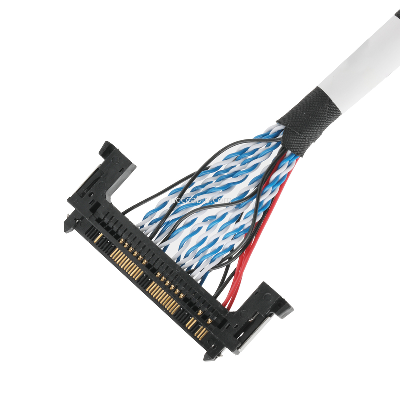 LVDS Kablo Montajı JAE FI-RE51HL 51Pin To DP2.0 30Pin Or EGN UL 1571 28AWG Kablo OEM/ODM