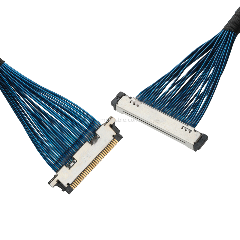 Mikro Koaksiyel Kablo 20380 -R30T-06 ile 20345-30T-32R 0.4mm Pitch Koaksiyel Kablo Bağlayıcısı ROHS