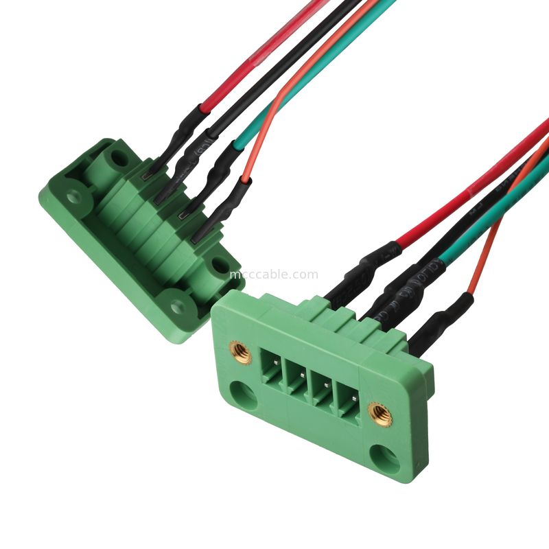 DFK-MC JL15CDGV-3.81 4Pin to MX1.25-12Pin ve UL Lobel Through-the-wall terminal blocks