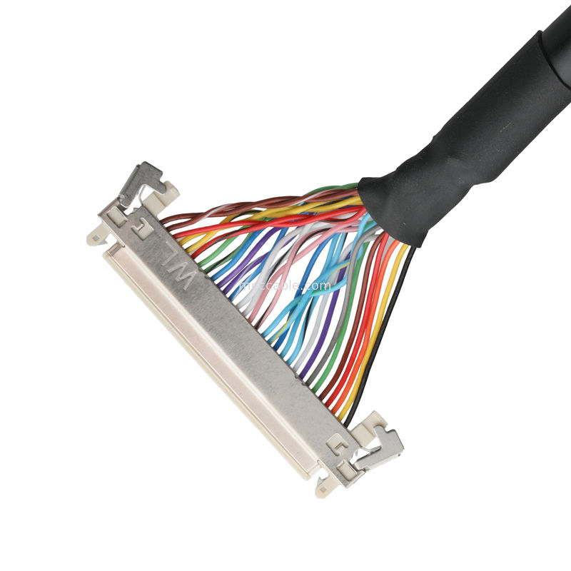 LCD KABLE JAE FI-X30HL Ekran Ekran Ana tahtası Kablo Bağlayıcısı UL20276 AWG30 örgü ve UL Etiketi ile