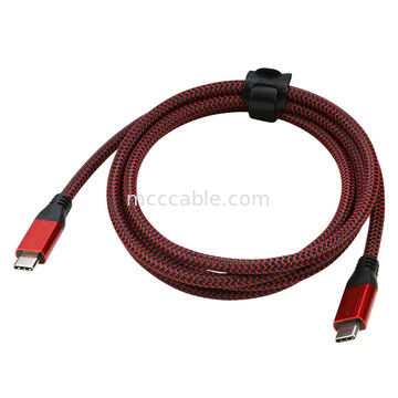 USB 4 Thunderbolt USB 4 40 Gbps Thunderbolt Uzantı Kablosu USB C Destek PD 100/240W 20V5A 40Gbps Transfer