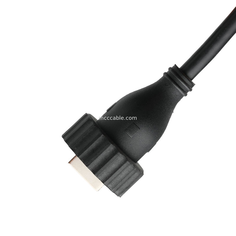 USB2.0 A Tipi Erkek M Tipi Su geçirmez Arayüz USB2.0 Kablosu Endüstriyel Sabit Veri Bağlantı Kablosu Araç için