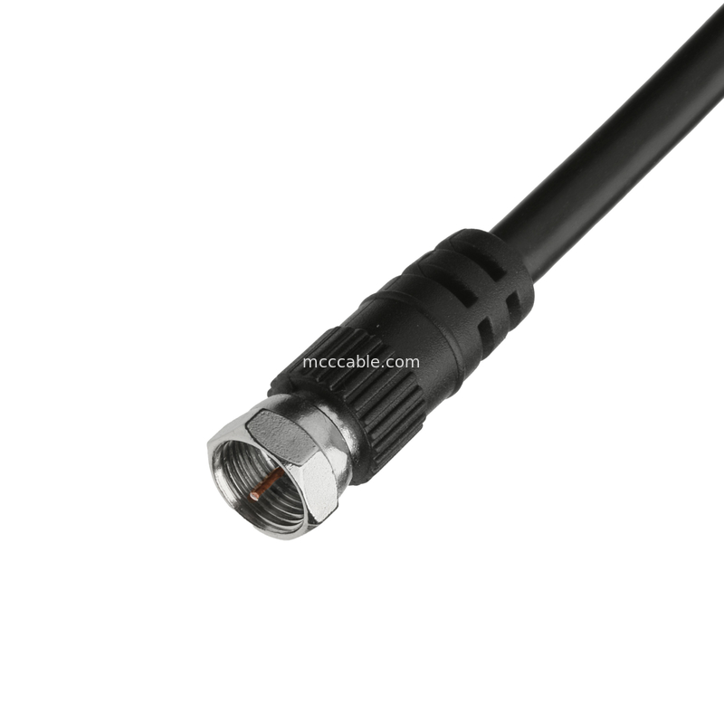 RF Koaksiyel Kablo Bağlantıları RG-59 Çift Başlı Bağlantı Anten alım/wifi sinyali