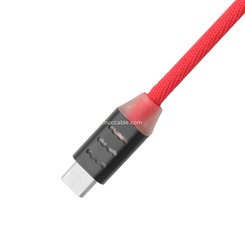 Hızlı Şarj Samsung ve Apple Telefonları OEM / ODM için USB C Yıldırım Kablosu