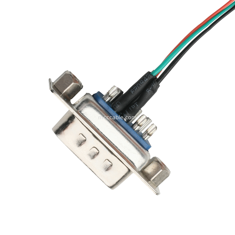 DB 9P LVDS Kablo Montajı D-SUB-9P Erkek Lehimle MX1.25mm 4Pin Kablo Bağlantısı OEM/ODM