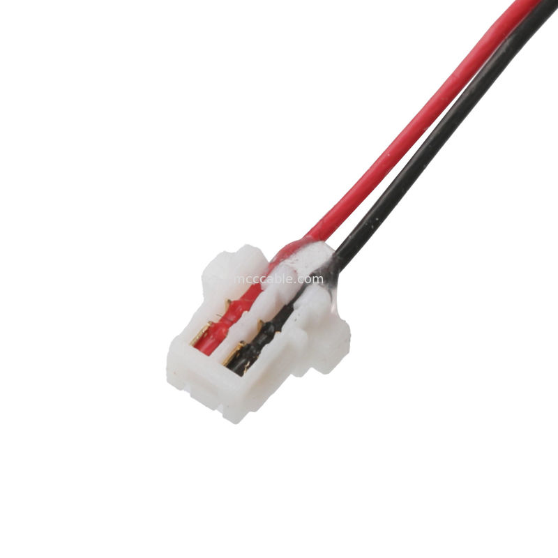 JST Kablo Harness 0.8mm pitch 2P NSHR-6P'ye 1.0mm kelepçe ile yüz yüze bağlanılabilir