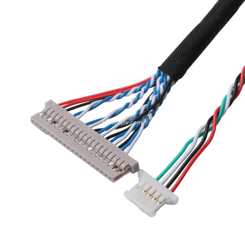 DF14-20P-1.25H DH2.0-T Terminal ve PH2.0-6P Bağlantı Sinyal Veriler Aktarma LVDS Kablo Bağlantıları