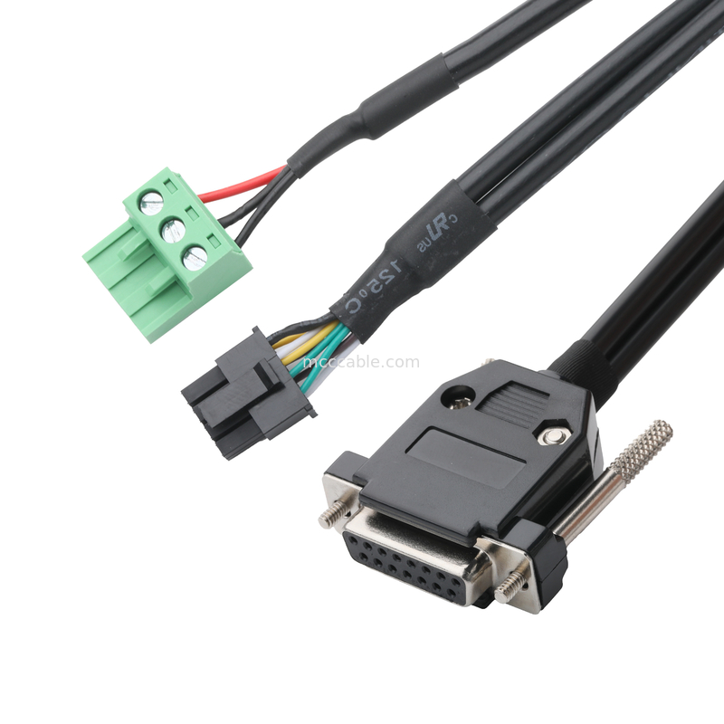 Özel Endüstriyel Kablo Bağlantıları DB-15P Kadın HSG 43025-0800 pitch 3.0mm ve 691352710003 pitch 5.8mm