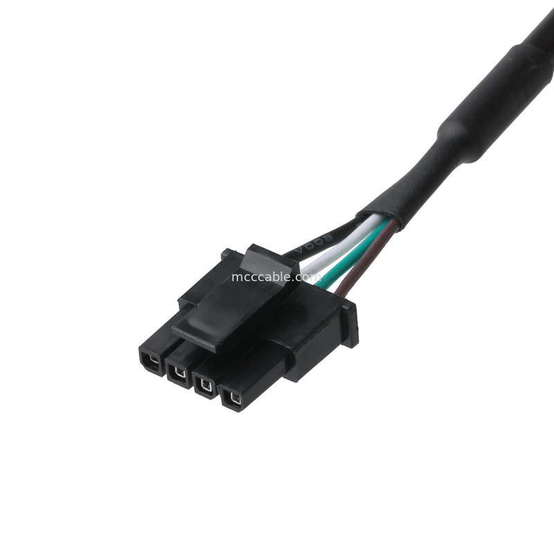 HSG 43645-0400 MX3.0-4P Yarım çizilmiş tel ve halka topraklama tasması için LVDS kablo montajı OEM/ODM