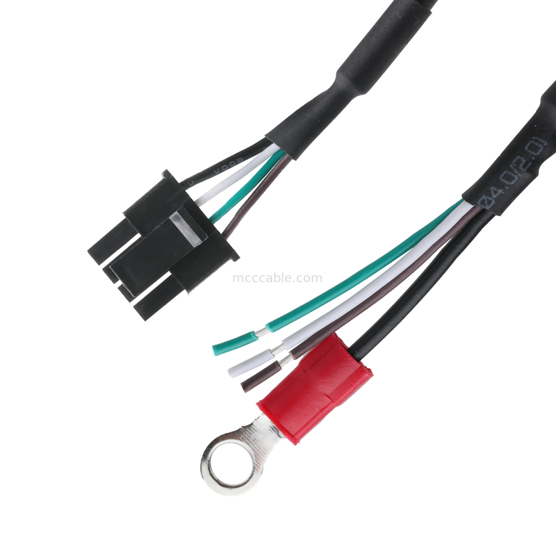 HSG 43645-0400 MX3.0-4P Yarım çizilmiş tel ve halka topraklama tasması için LVDS kablo montajı OEM/ODM