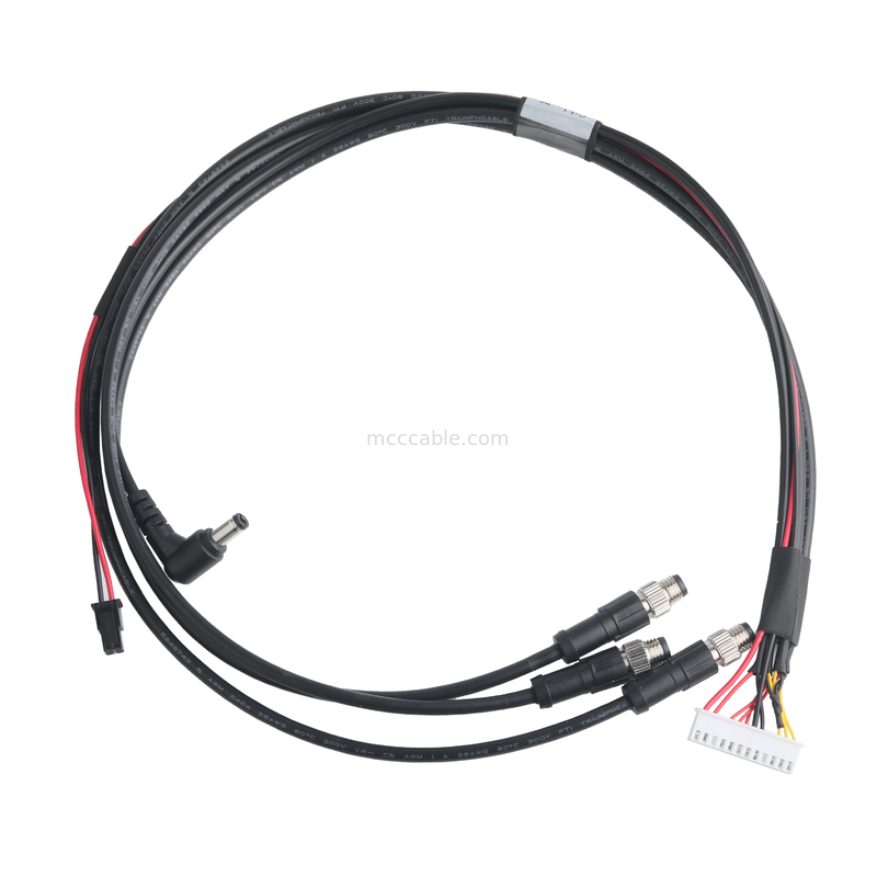 XHB-12P To M8 CONN Kablo Montajı ve DC CONN veya 43025-0400 CONN Pitch 3.0mm OEM/ODM