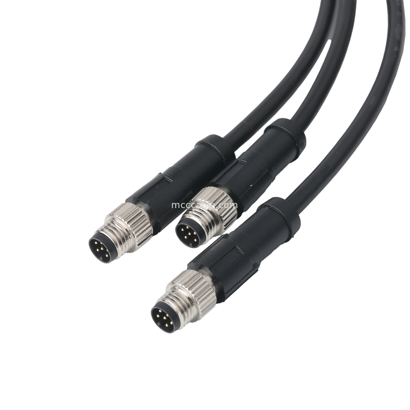 XHB-12P To M8 CONN Kablo Montajı ve DC CONN veya 43025-0400 CONN Pitch 3.0mm OEM/ODM