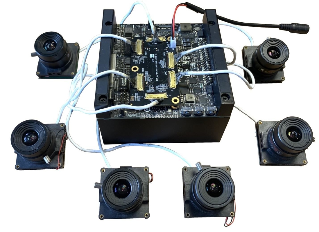 Micro Coax LI-JXAV-MIPI-ADPT-6CAM to LI-IMX290-MIPI-M12 FAW-1233-03 Kablo