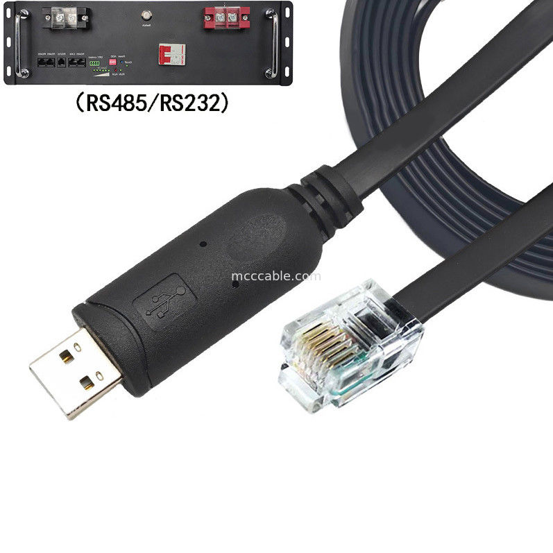 USB-A'dan RS232'ye RJ12 Seril Kablo 6P6C RS232 İletişim Yapılandırması Hata Ayarlama Hatı ile Uyumludur