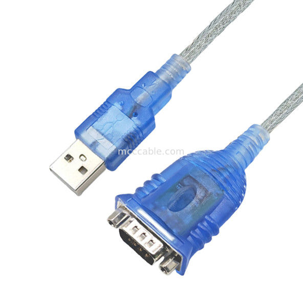 PL2303GT USB'den Seri Kabloya USB-A'dan DB-9P Bağlayıcı Arayüzü, RS232-340 Seri Protokolü, Özel Kablo Uzunluğunu Destekler